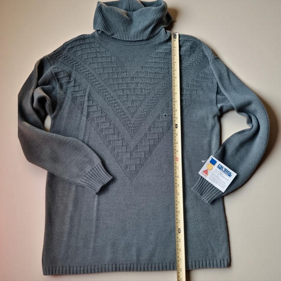 Vintage Linda Lundstrom Sage Green Oversized Sweater Brand New - Picture 9 of 9